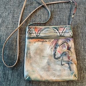 Jane Yoo hand painted crossbody